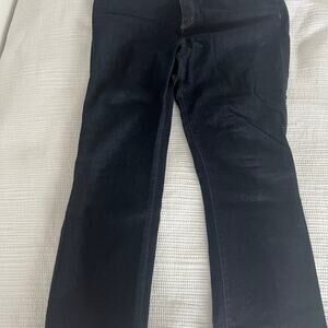 Ann Taylor size 14 kick crop modern dark jeans